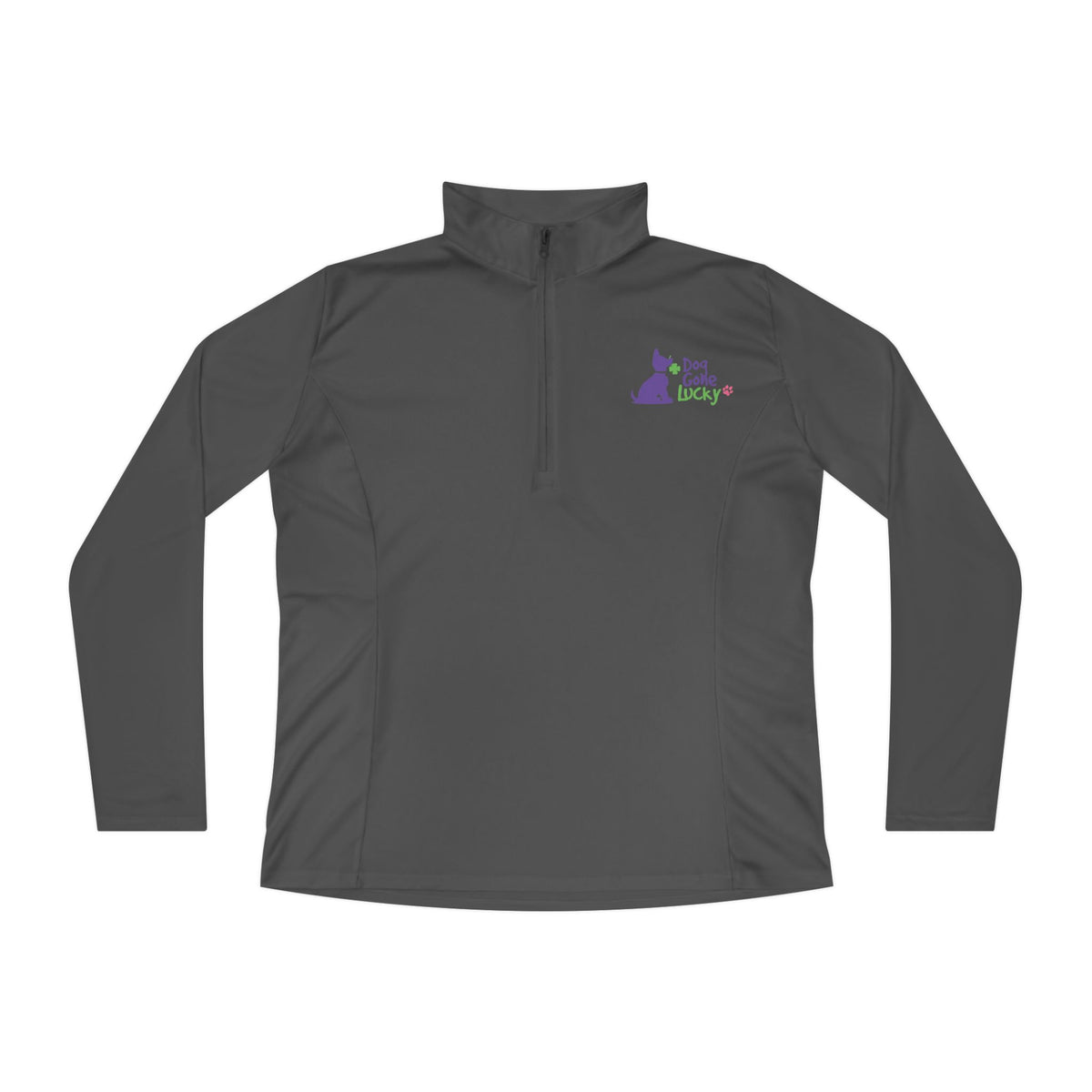 Doggone Lucky Women's Quarter-Zip Pullover – Loyal Dog Bond Design
