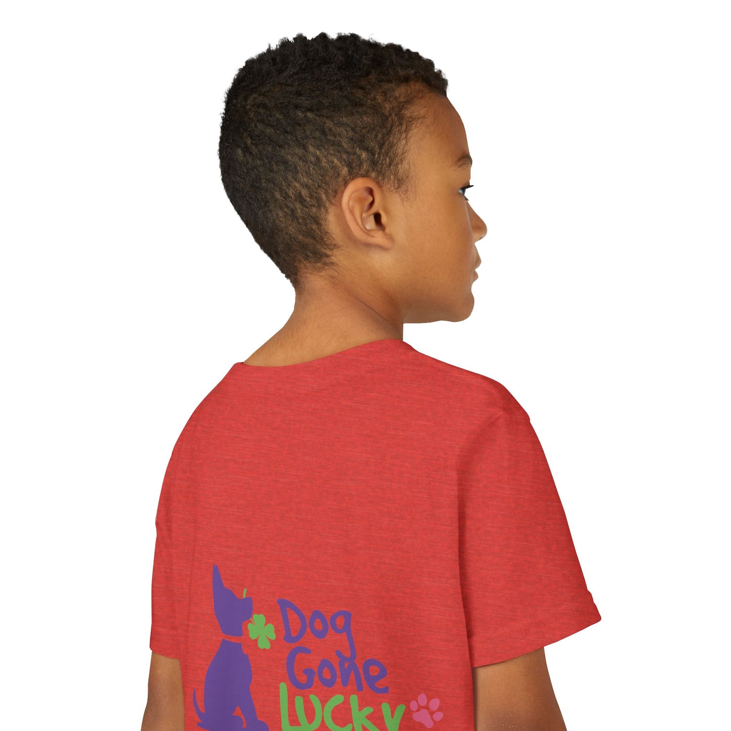 Doggone Lucky Youth Tee - Image on Back