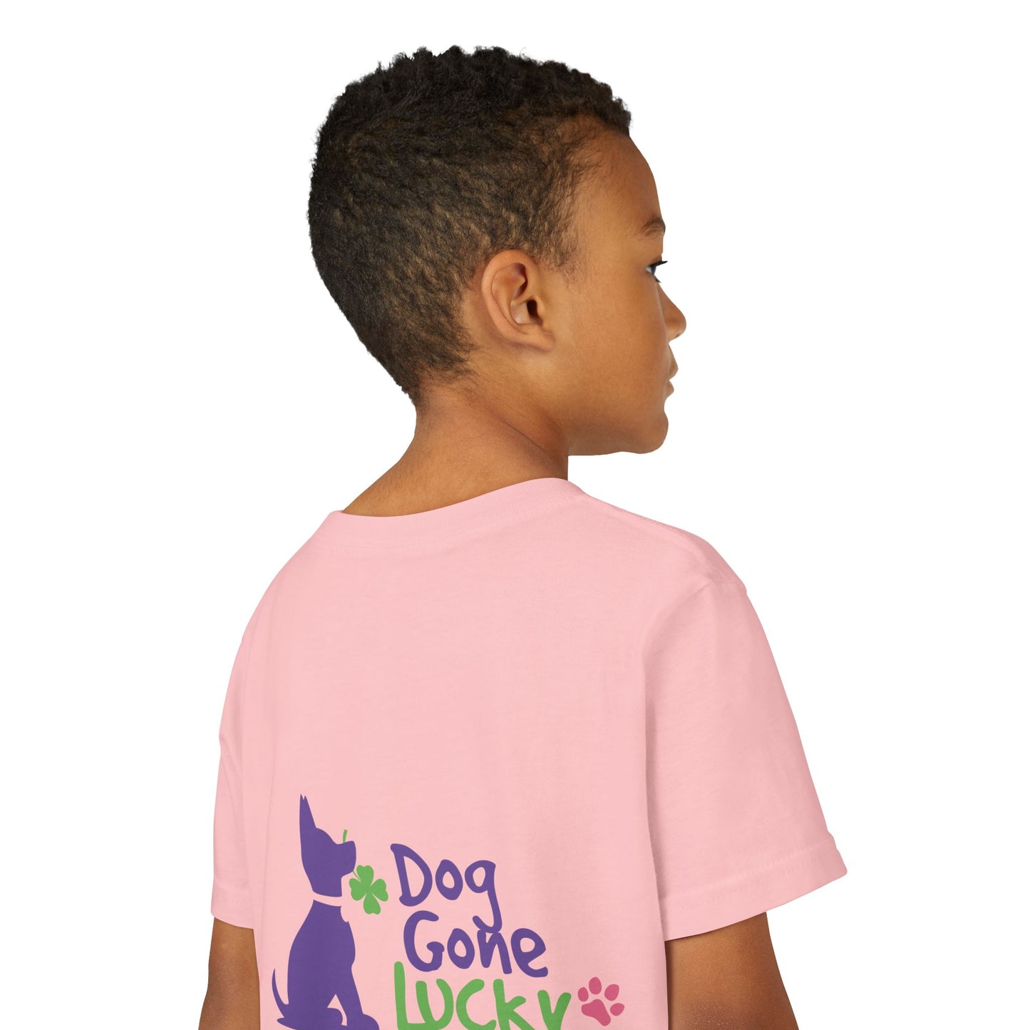 Doggone Lucky Youth Tee - Image on Back