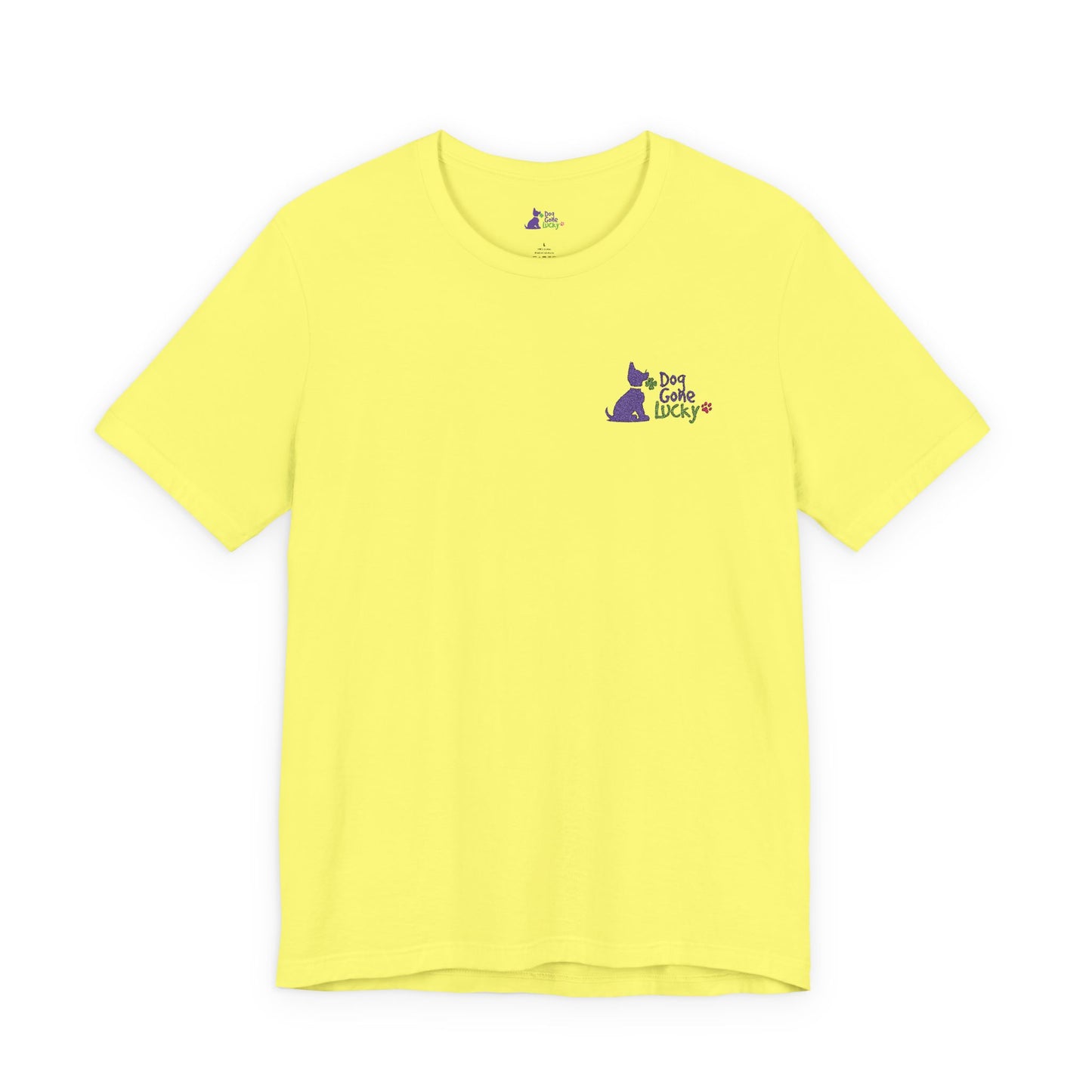 Doggone Lucky Embroidered Adult Tee