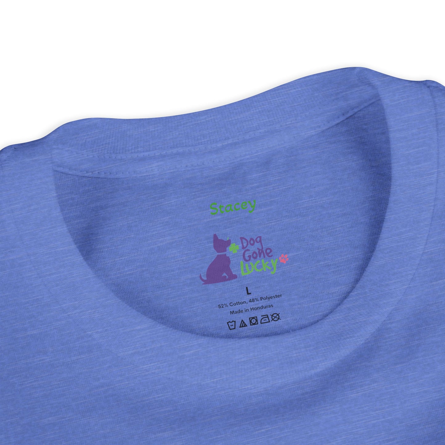 Doggone Lucky Personalized Youth Tee - Personalize neck