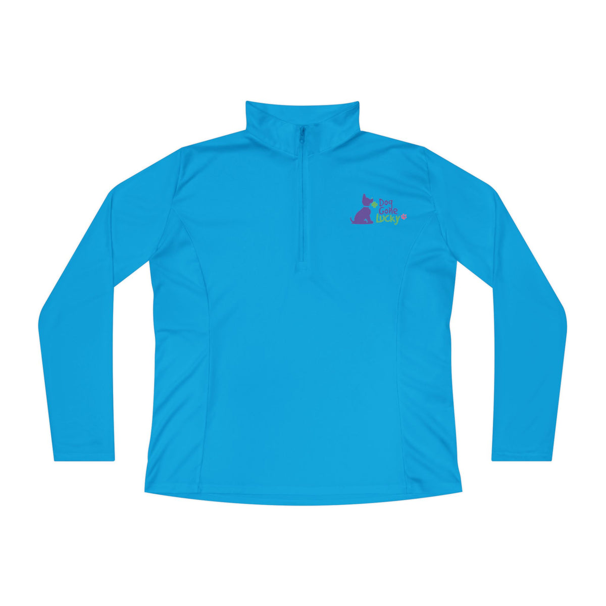 Doggone Lucky Women's Quarter-Zip Pullover – Loyal Dog Bond Design