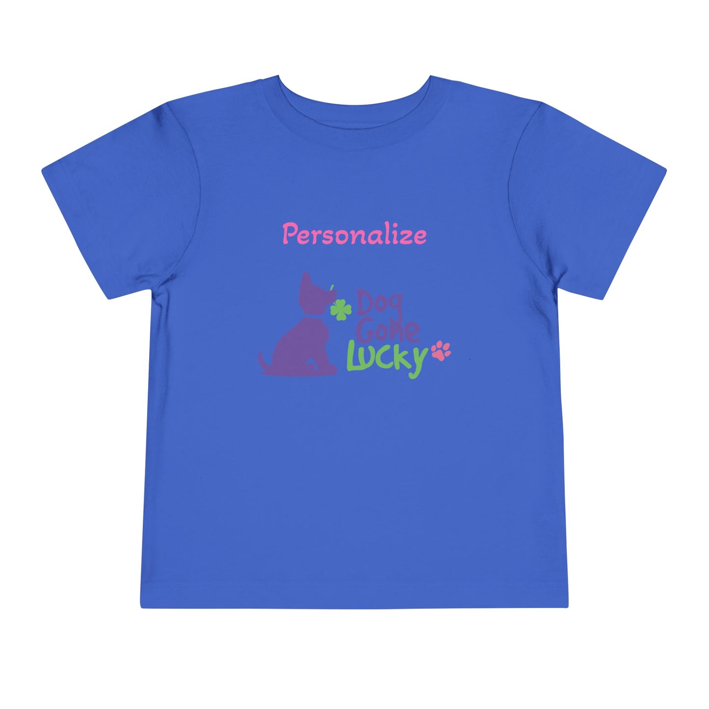 Doggone Lucky Personalized Toddler Tee - Lucky Pup Tee
