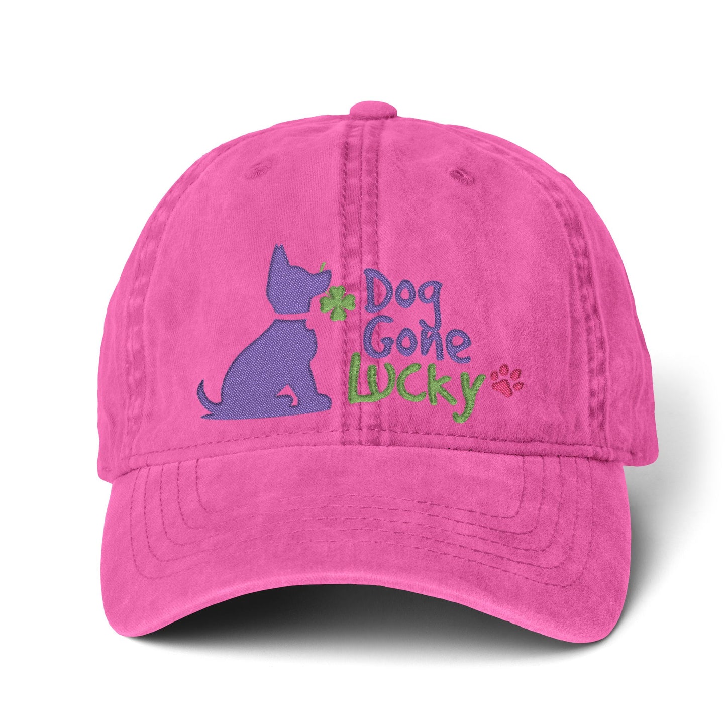 Women's Pigment-Dyed Cap with Fashion Undervisor (Embroidery)