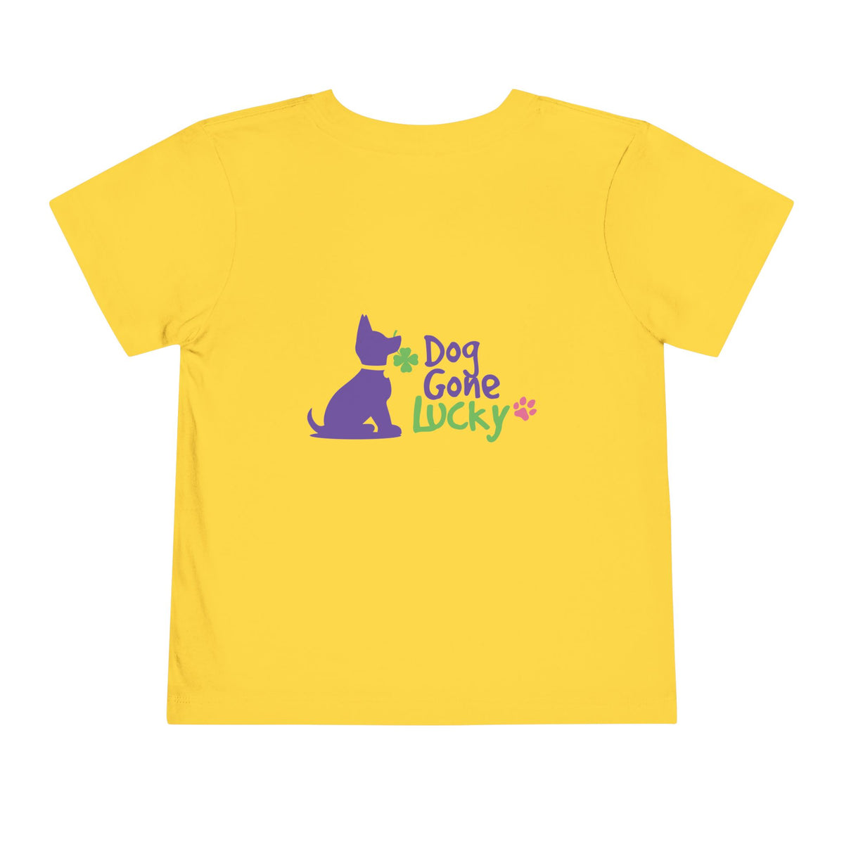 Doggone Lucky Toddler Tee - Lucky Pup on Left Chest and Back
