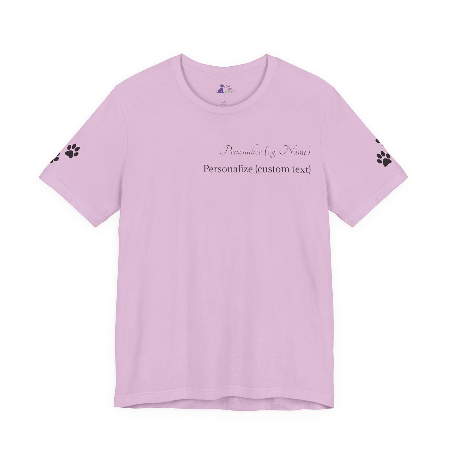 Doggone Lucky Personalized T‑Shirt - Two personalized text areas