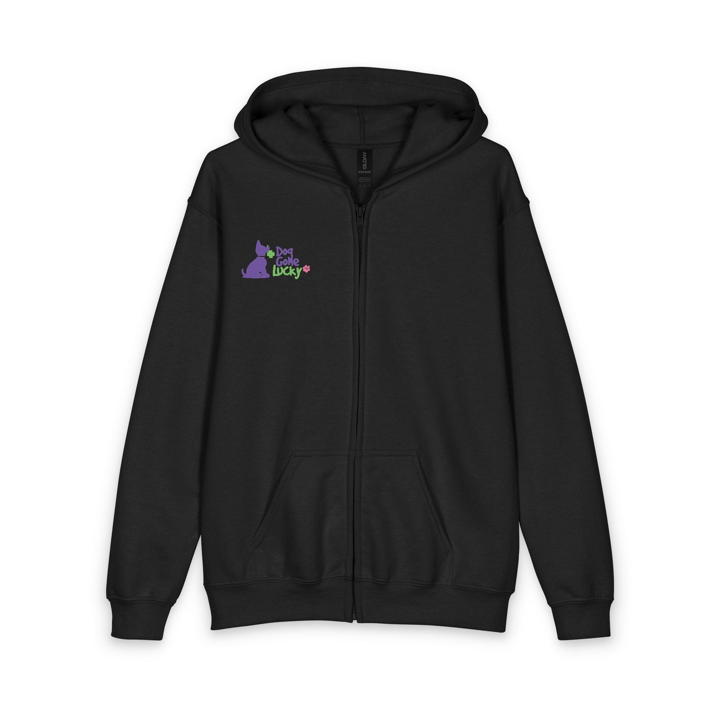 Doggone Lucky Youth Heavy Blend Zipped Hoodie