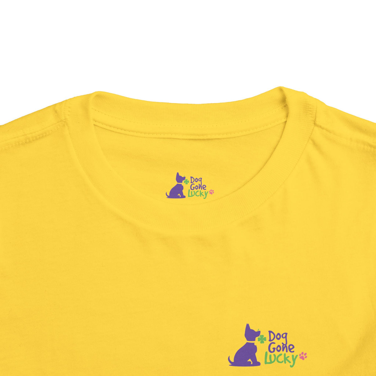 Doggone Lucky Toddler Tee - Lucky Pup on Left Chest and Back