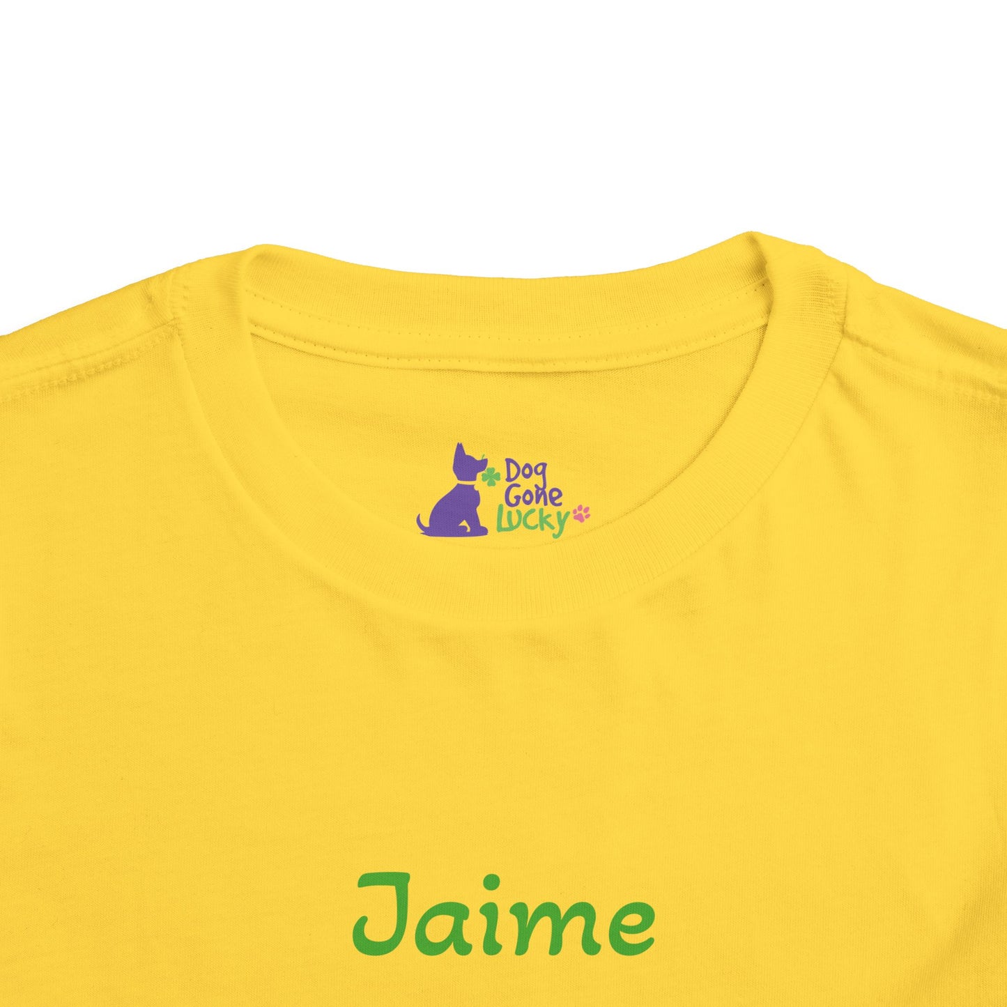 Doggone Lucky Personalized Toddler Tee - Lucky Pup Tee