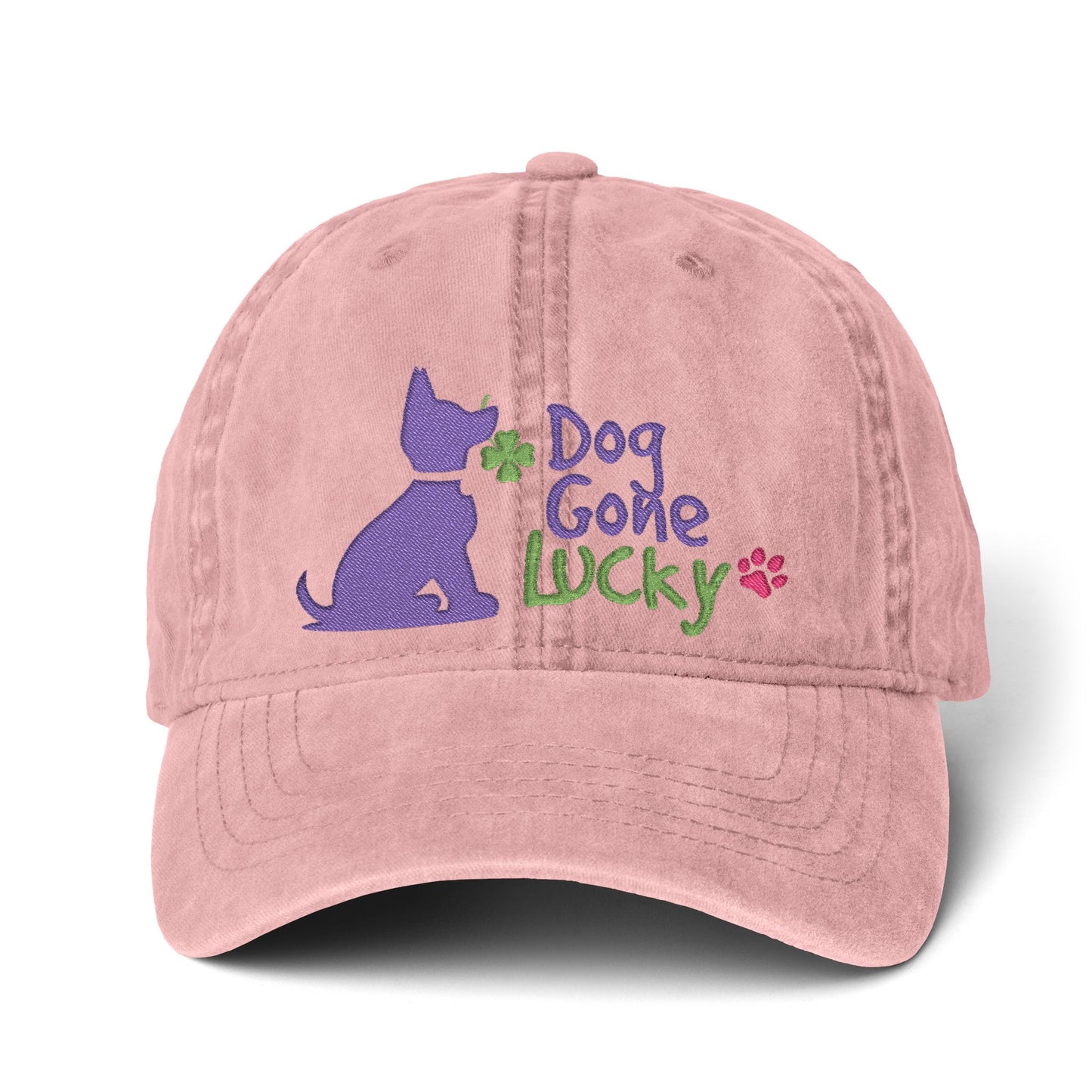 Women's Pigment-Dyed Cap with Fashion Undervisor (Embroidery)