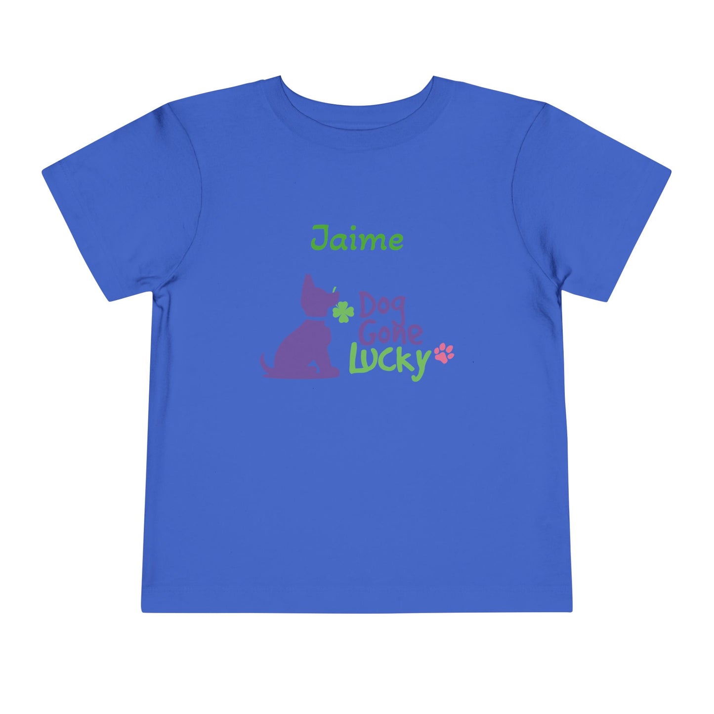 Doggone Lucky Personalized Toddler Tee - Lucky Pup Tee