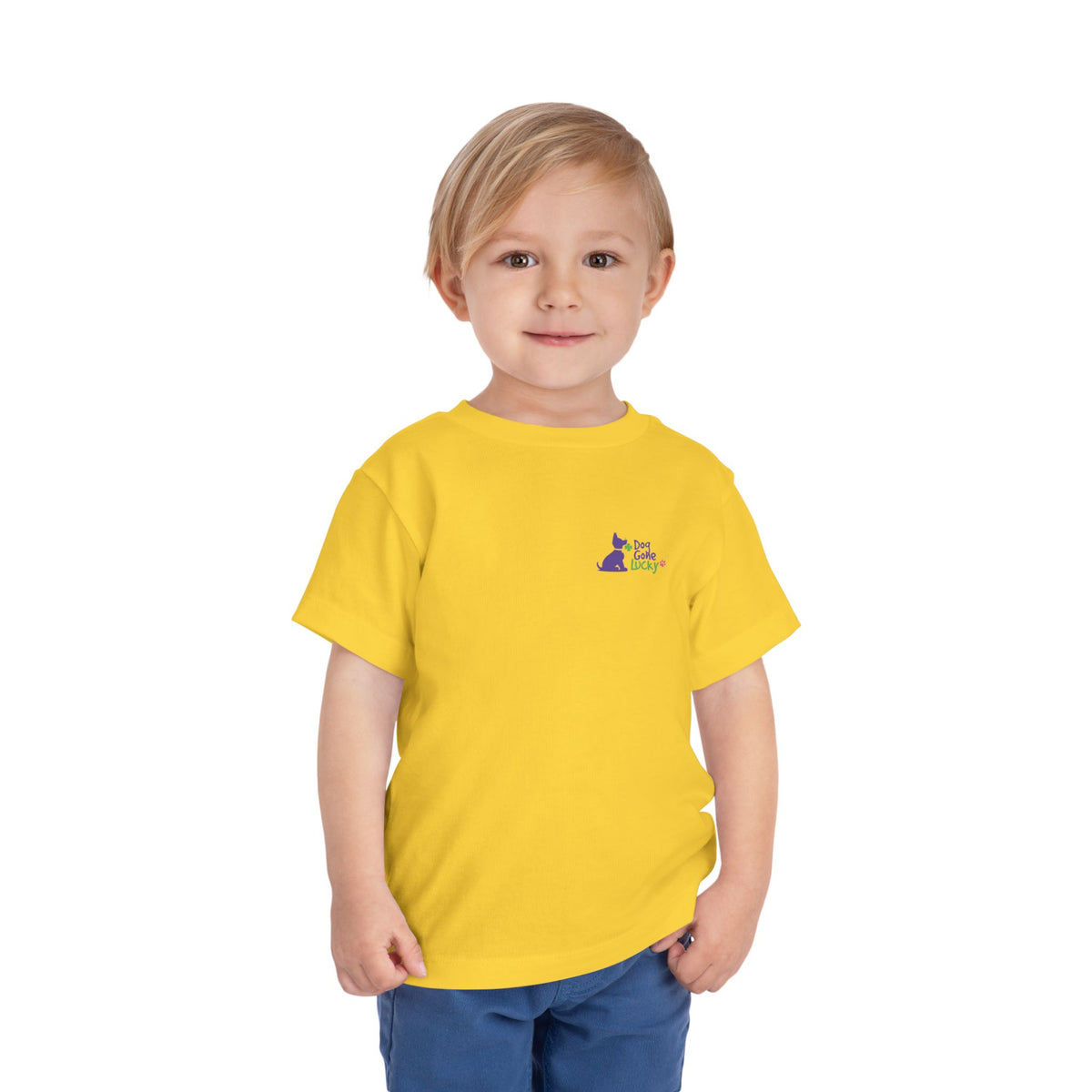Doggone Lucky Toddler Tee - Lucky Pup on Left Chest and Back