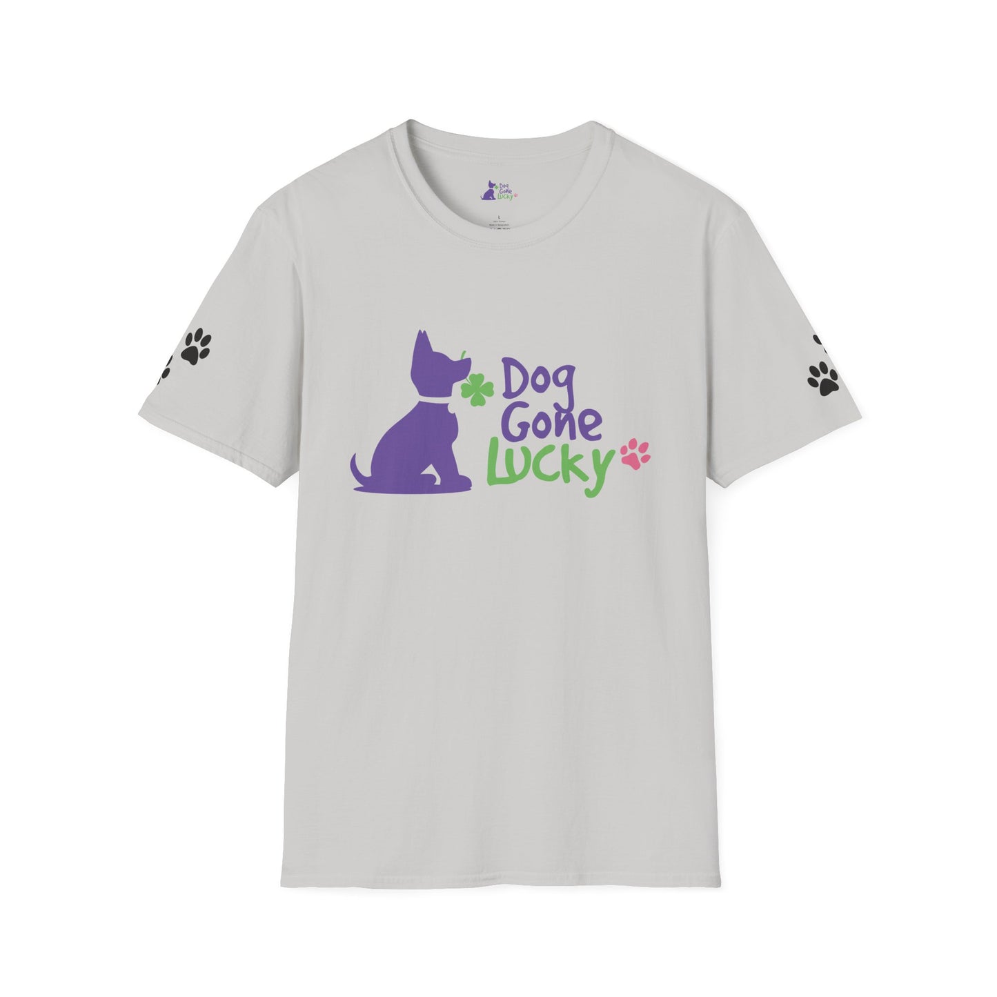 Doggone Lucky Adult Tee - Graphic on front