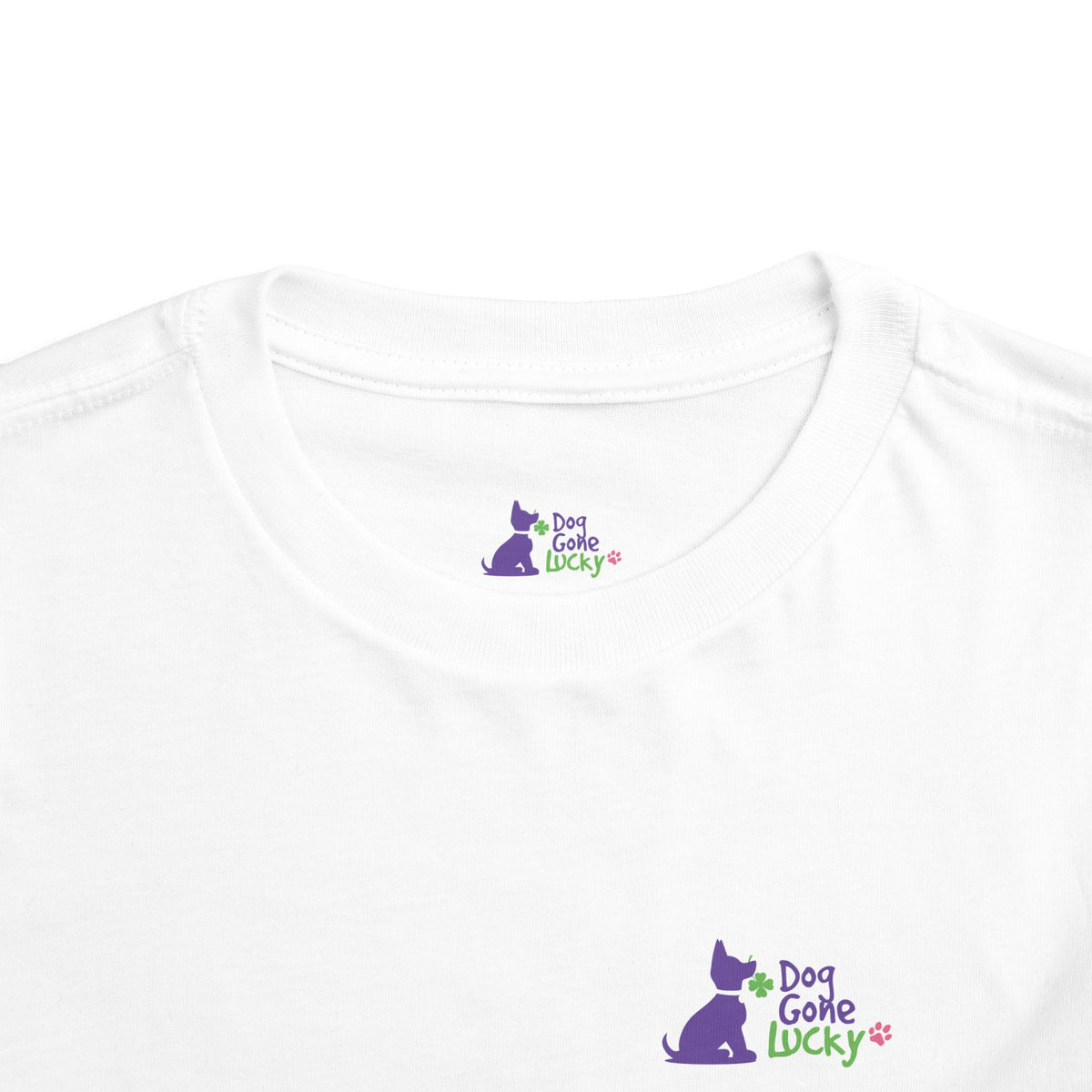 Doggone Lucky Toddler Tee - Lucky Pup on Left Chest and Back