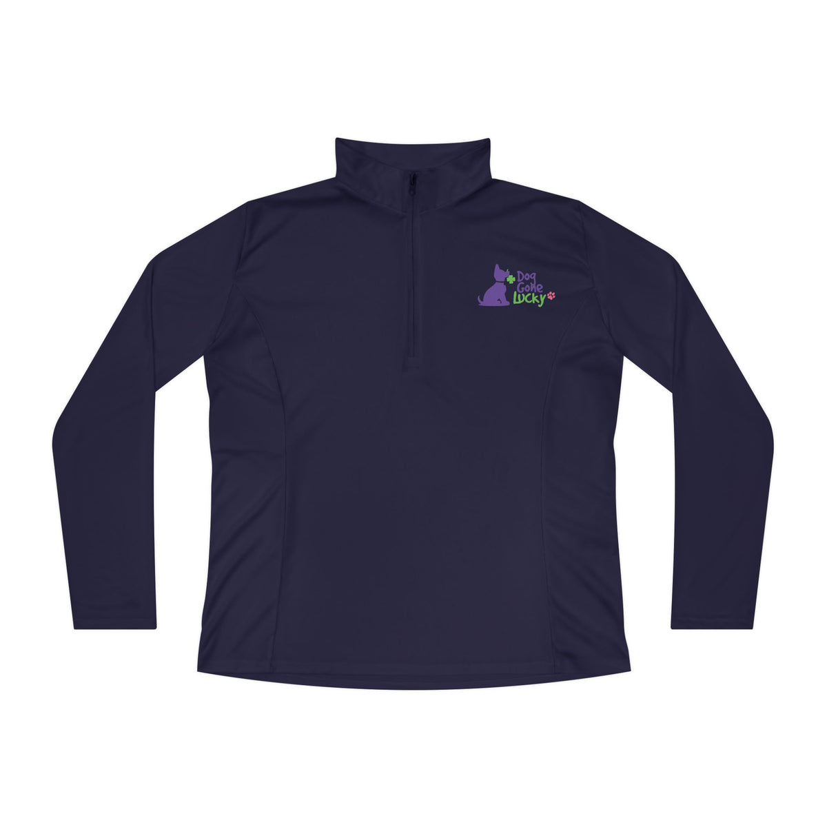 Doggone Lucky Women's Quarter-Zip Pullover – Loyal Dog Bond Design