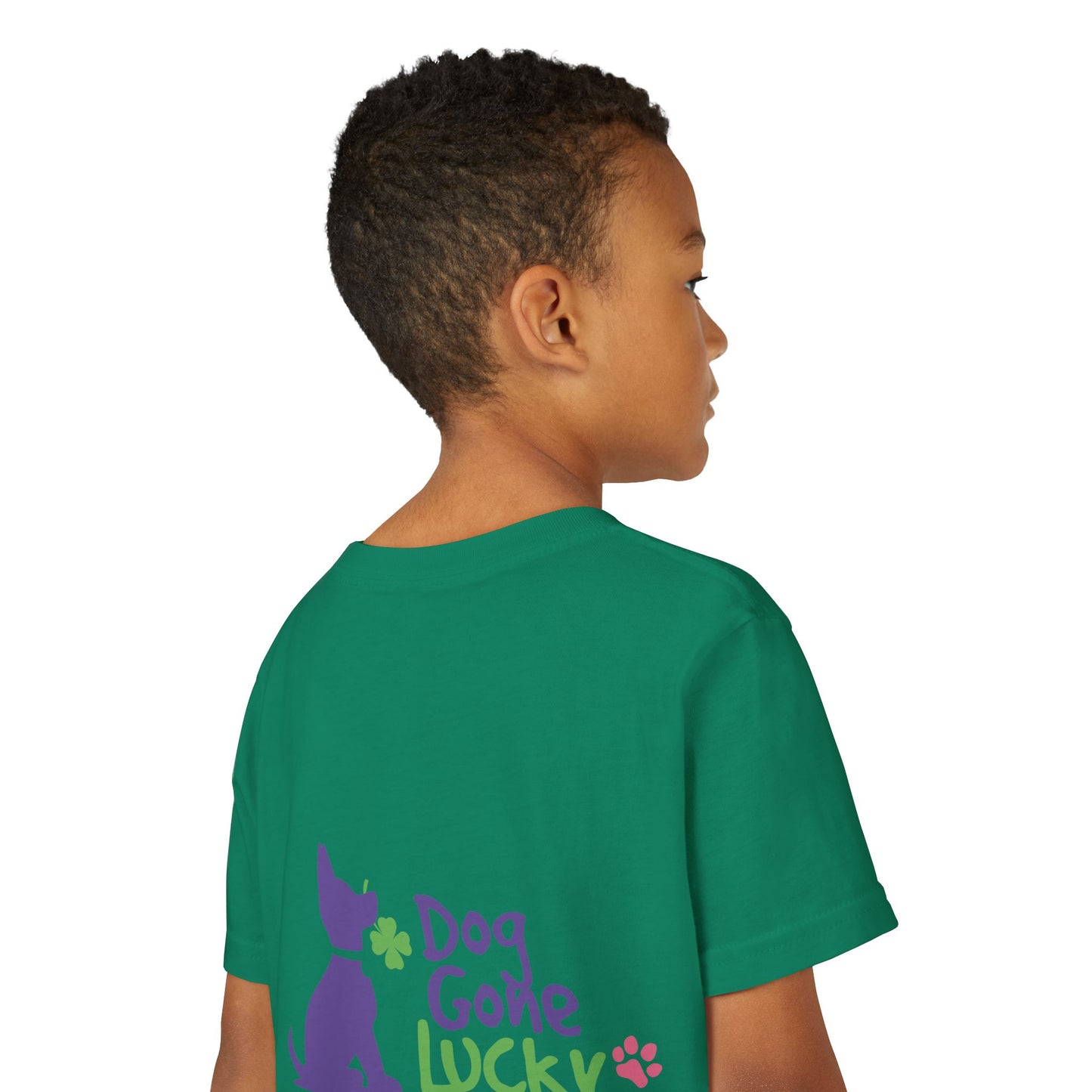 Doggone Lucky Youth Tee - Image on Back