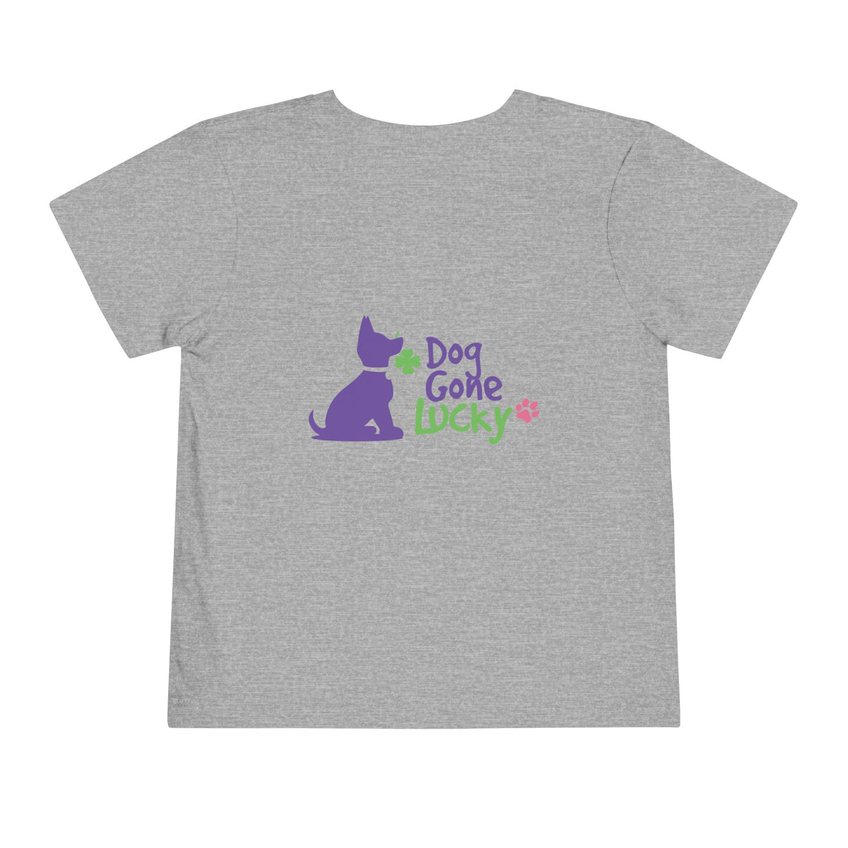 Doggone Lucky Toddler Tee - Lucky Pup on Left Chest and Back