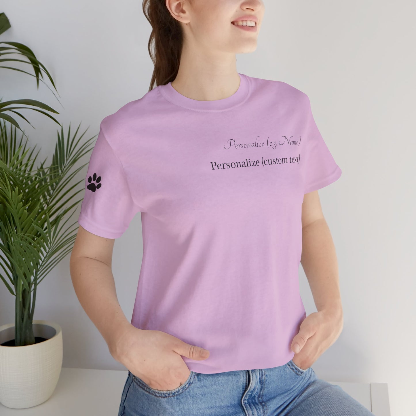 Doggone Lucky Personalized T‑Shirt - Two personalized text areas