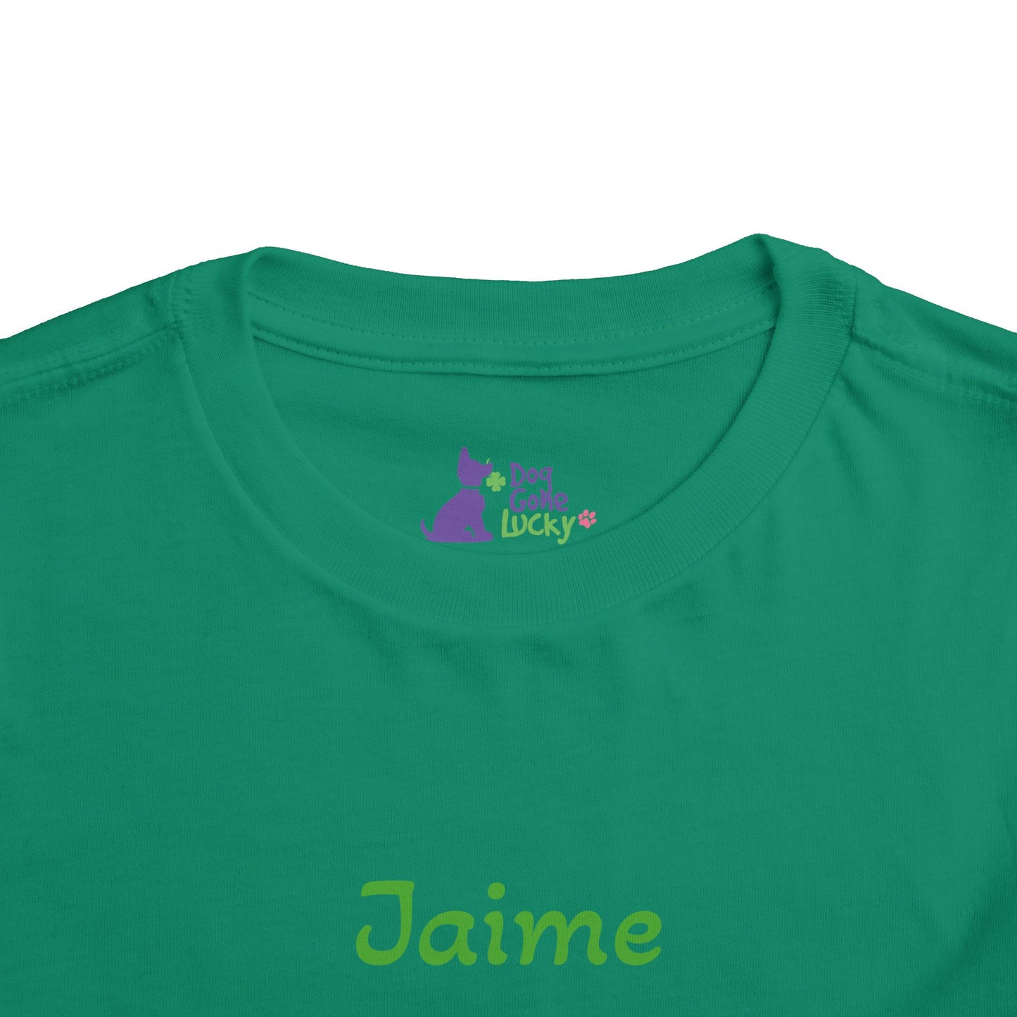 Doggone Lucky Personalized Toddler Tee - Lucky Pup Tee