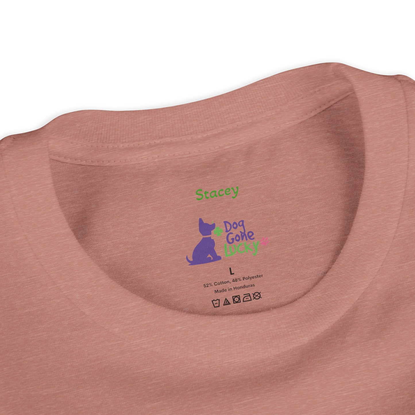 Doggone Lucky Personalized Youth Tee - Personalize neck