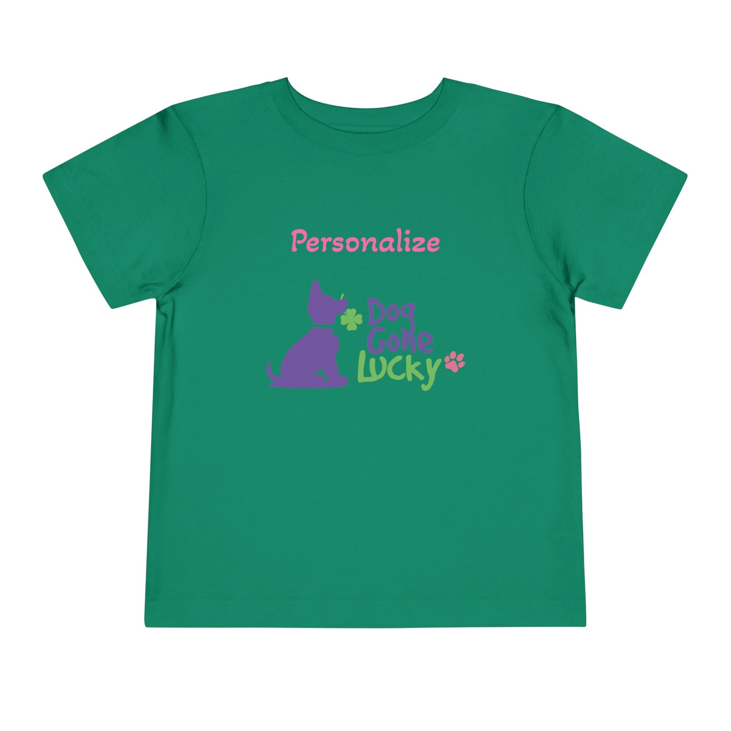 Doggone Lucky Personalized Toddler Tee - Lucky Pup Tee
