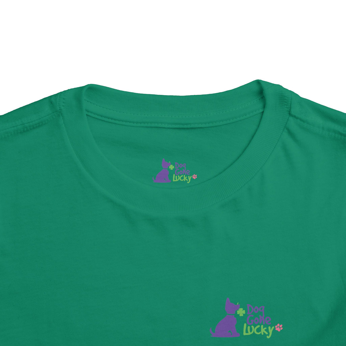 Doggone Lucky Toddler Tee - Lucky Pup on Left Chest and Back