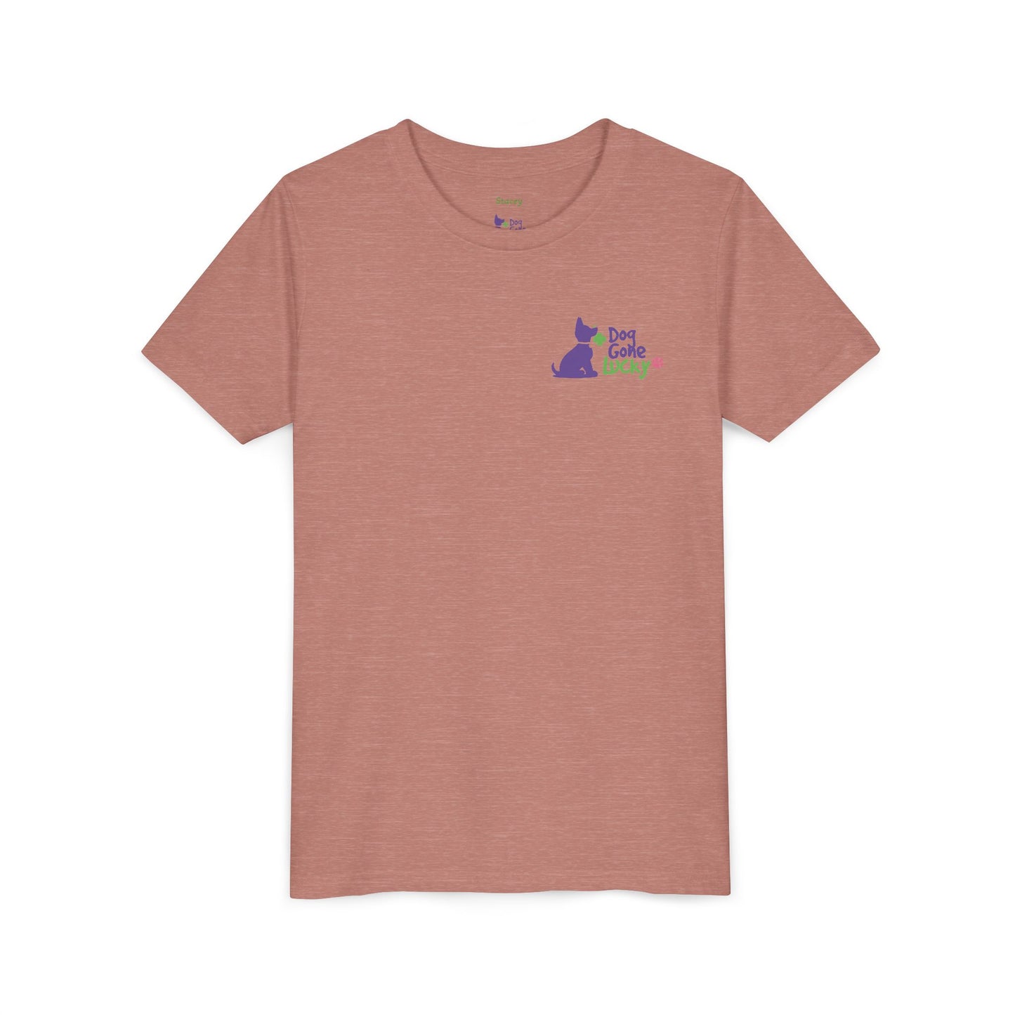 Doggone Lucky Personalized Youth Tee - Personalize neck