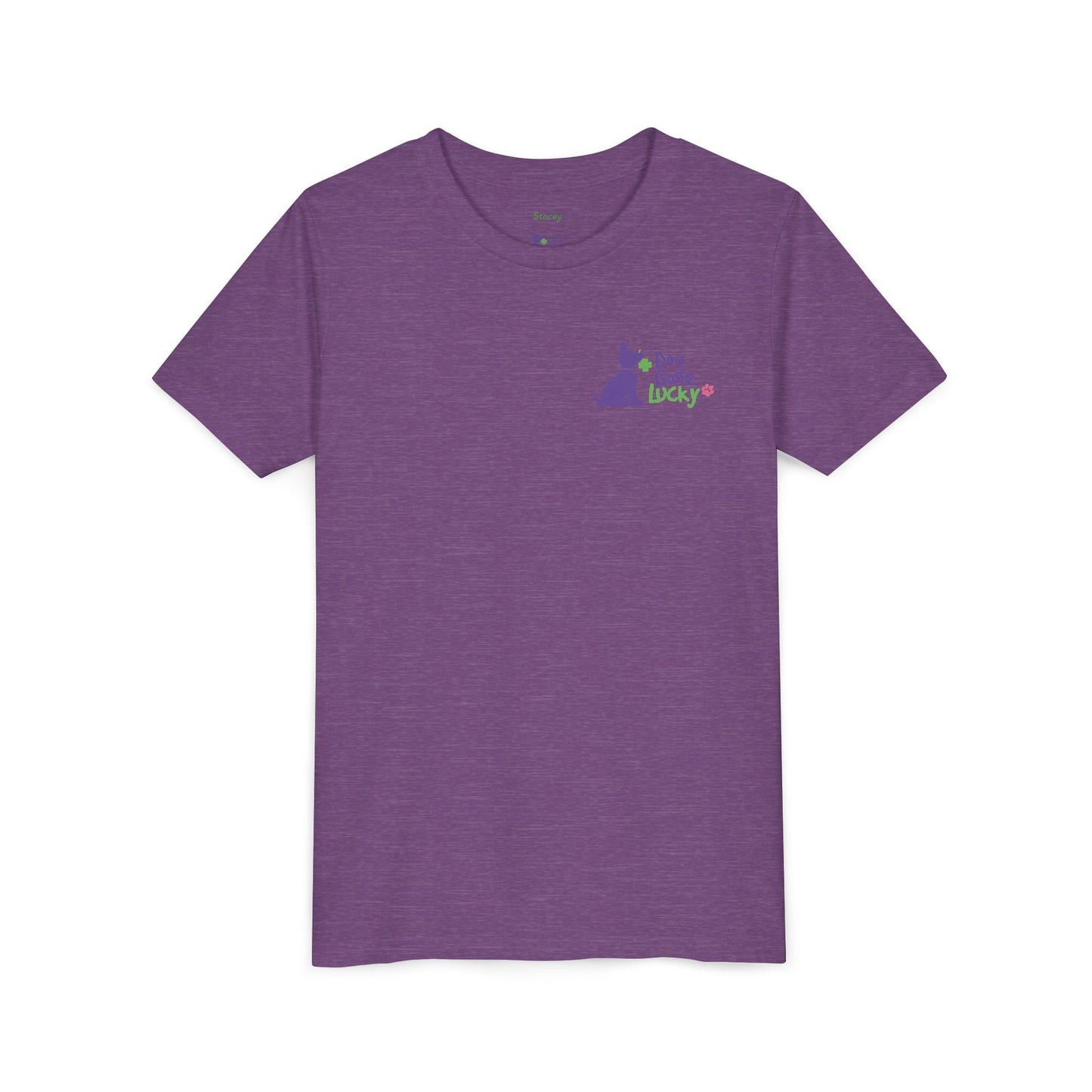 Doggone Lucky Personalized Youth Tee - Personalize neck