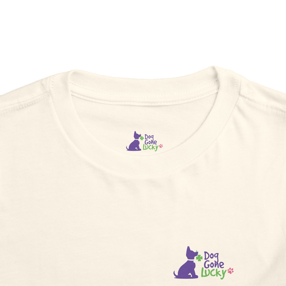Doggone Lucky Toddler Tee - Lucky Pup on Left Chest and Back