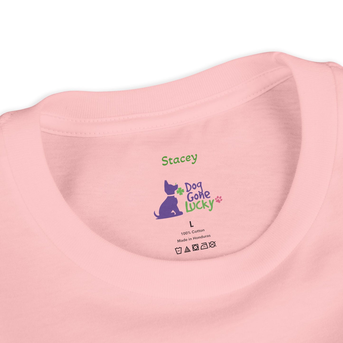 Doggone Lucky Personalized Youth Tee - Personalize neck