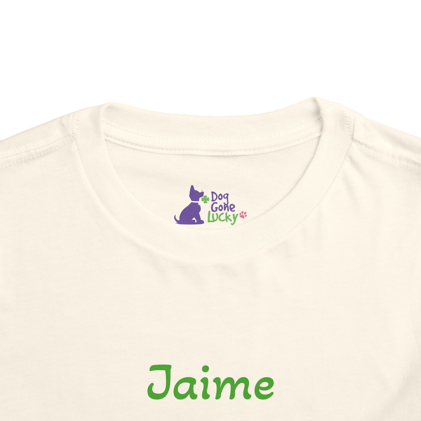 Doggone Lucky Personalized Toddler Tee - Lucky Pup Tee