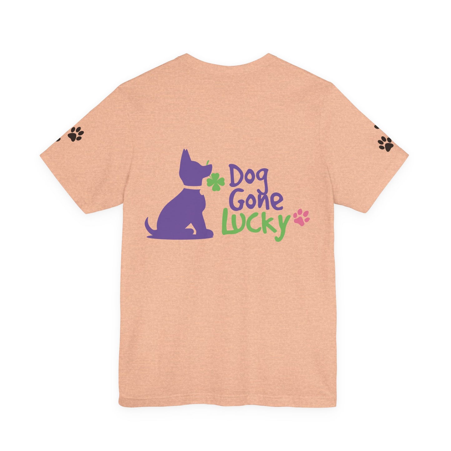 Doggone Lucky Personalized T‑Shirt - Two personalized text areas