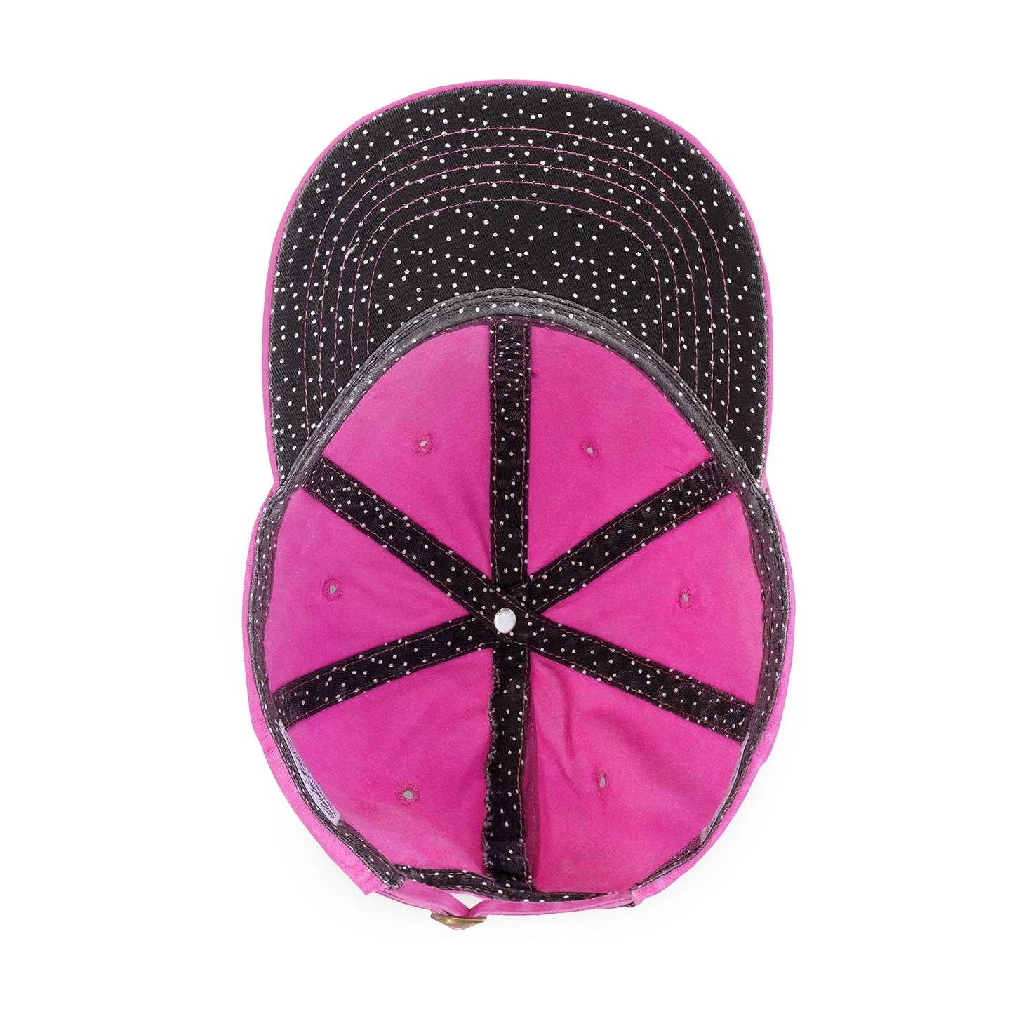 Doggone Women's Embroidered Pigment-Dyed Cap with Fashion Under visor