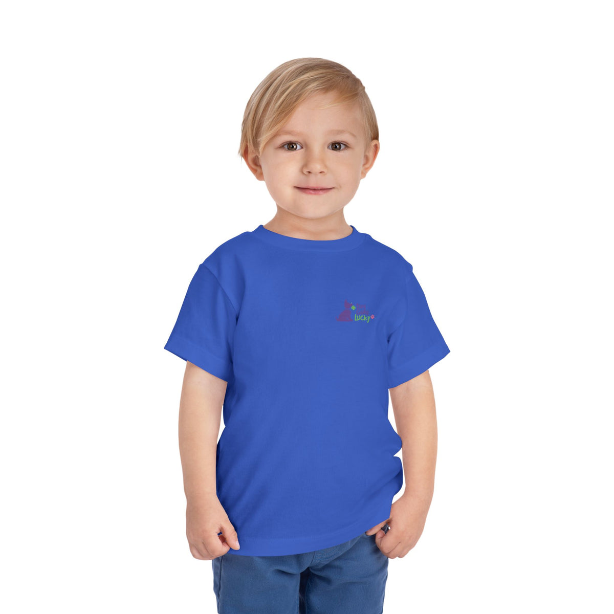 Doggone Lucky Toddler Tee - Lucky Pup on Left Chest and Back