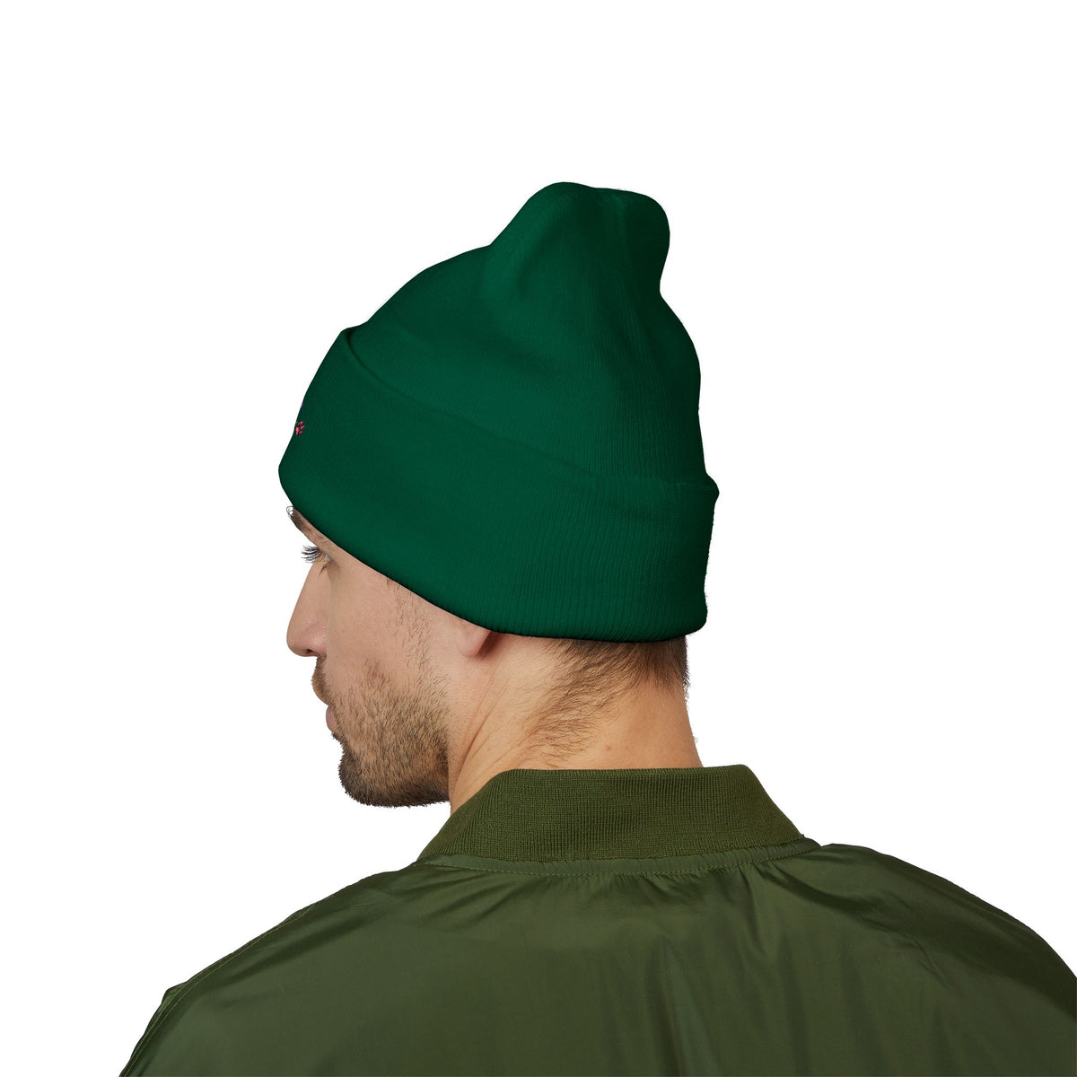 Doggone Lucky Embroidered Beanie
