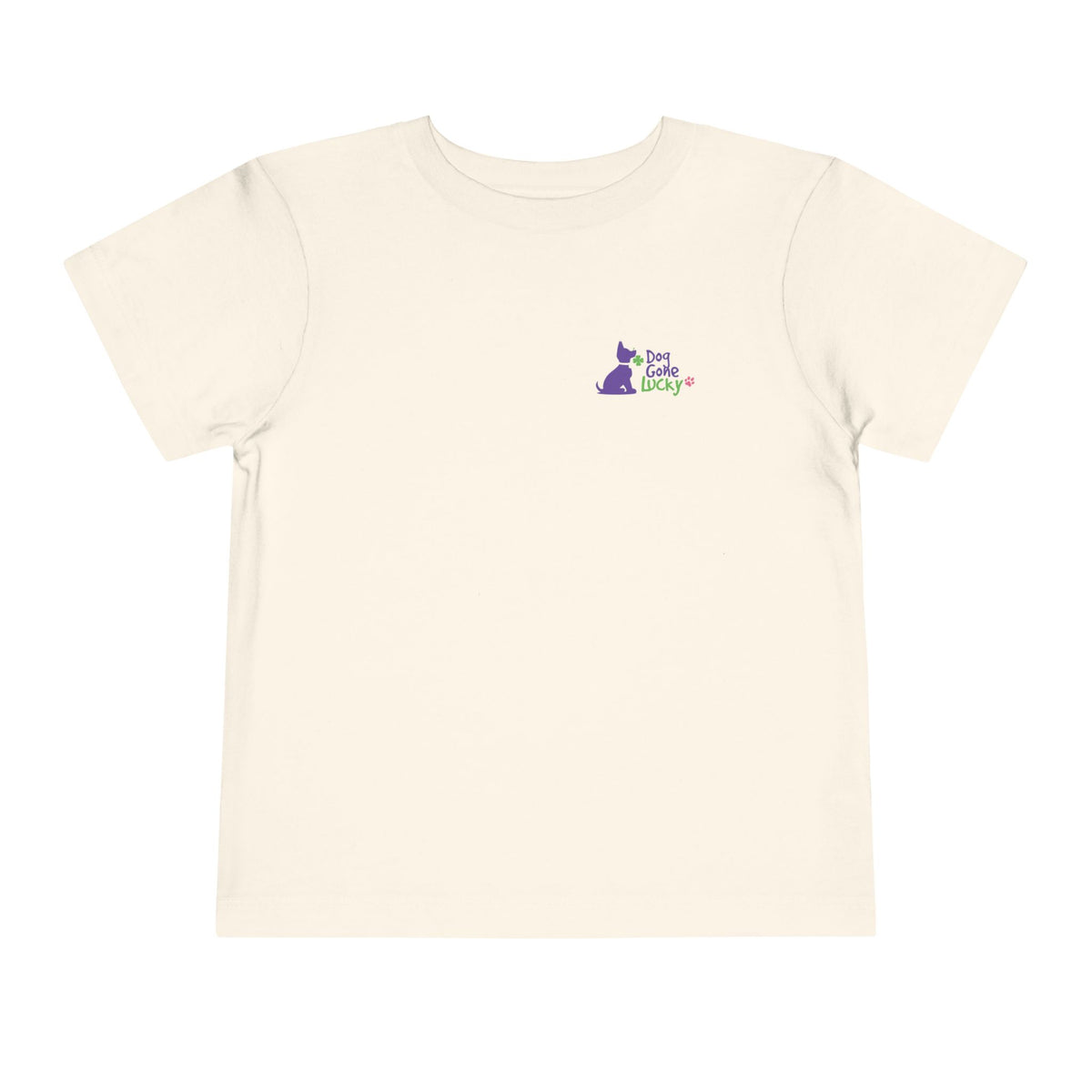 Doggone Lucky Toddler Tee - Lucky Pup on Left Chest and Back