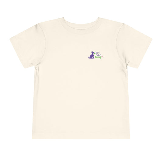 Doggone Lucky Toddler Tee - Lucky Pup on Left Chest and Back