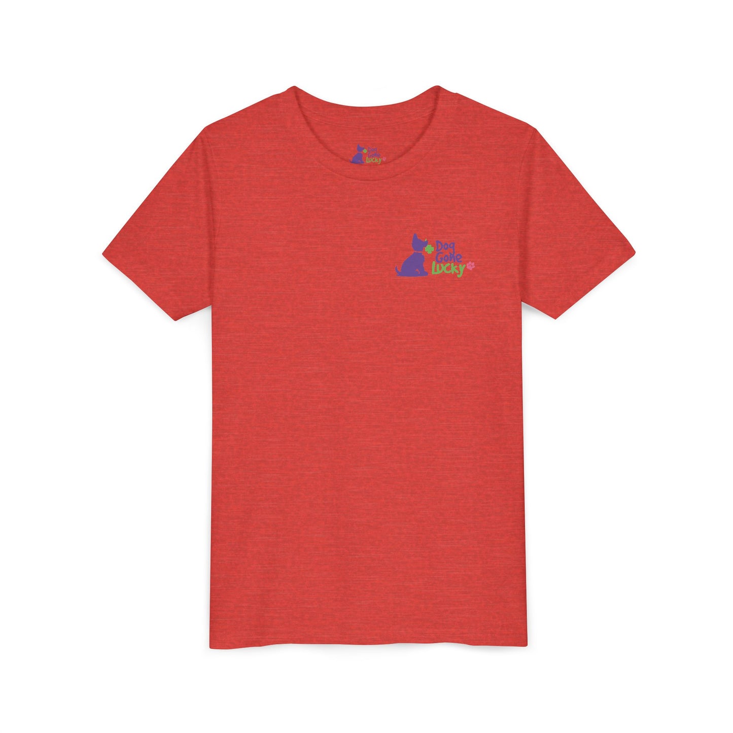 Doggone Lucky Youth Tee - Image on Back