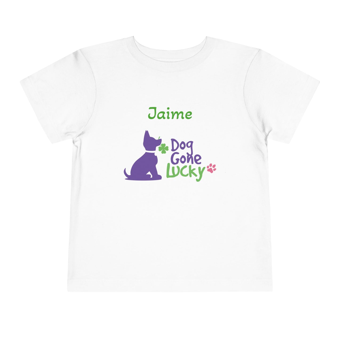 Doggone Lucky Personalized Toddler Tee - Lucky Pup Tee
