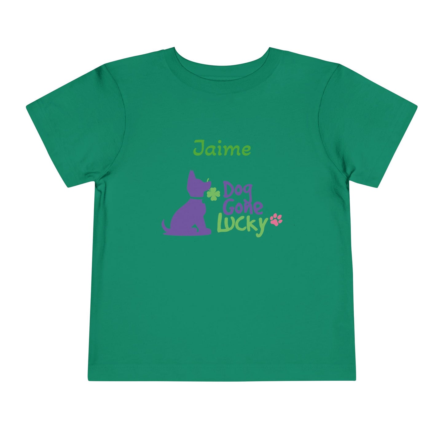 Doggone Lucky Personalized Toddler Tee - Lucky Pup Tee