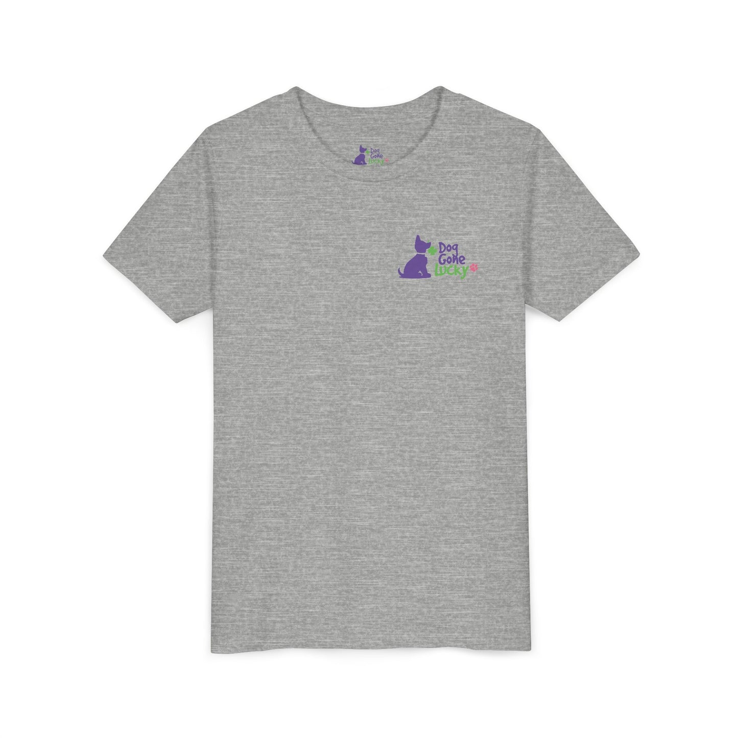 Doggone Lucky Youth Tee - Image on Back
